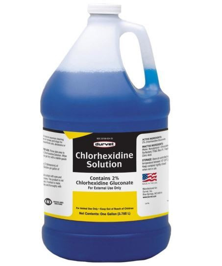 Durvet Chlorhexidine 2% Solution, 1 Gallon