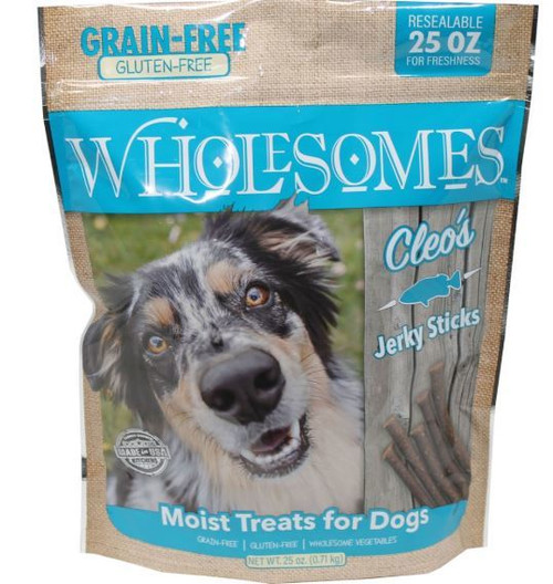 Wholesomes Grain Free Moist Treats For Dogs, 25 oz., Fish
