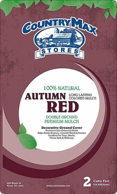 Autumn Red Premium Hardwood Mulch, 2 Cu. Ft.