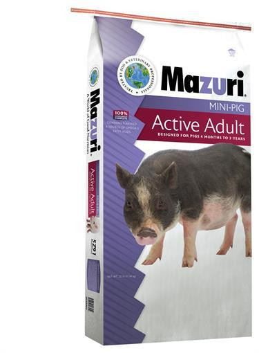 Mazuri Mini Pig Active Adult Food, 25 Lb.