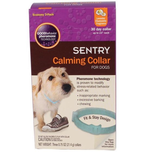 Sentry Calming Collar For Dogs, 23", 3 Pack