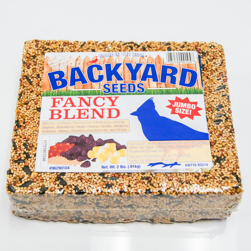 Backyard Seeds Fancy Blend Seed Cake, 2Lb