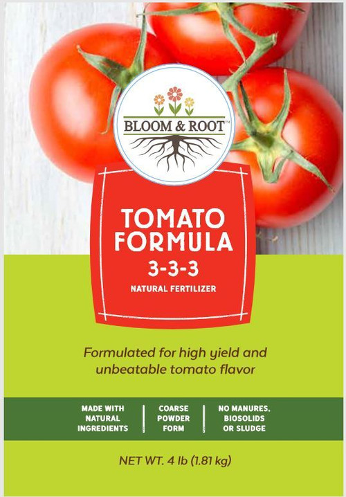 Bloom & Root Natural Tomato Formula Fertilizer 3-3-3, 4 Lbs