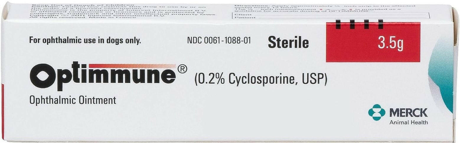 Optimmune Ophthalmic Ointment (Cyclosporine 0.2%) - 3.5 gm