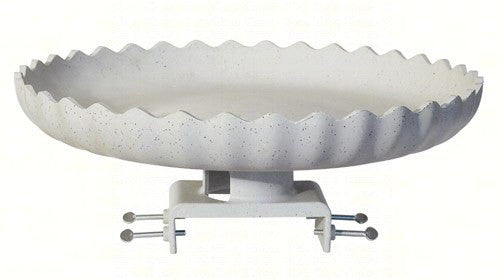 Heated Deck Mount Bird Bath- Hidden Outlet