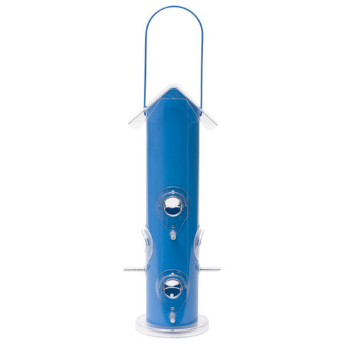 Perky Pet Metal Powder Coated Tube Bird Feeder