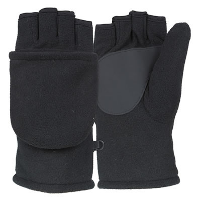Huntworth Mens Lined Fleece Pop Top Mitten