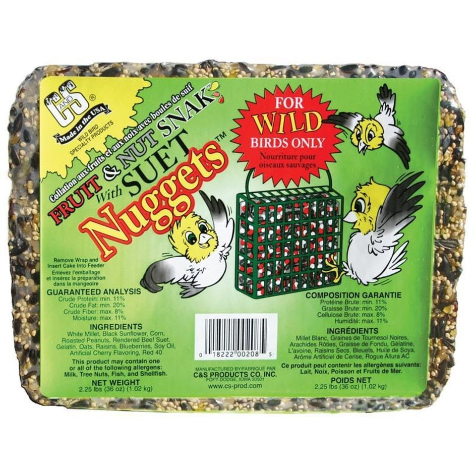C&S Fruit & Nut Snak? with Berry Suet Nuggets?
